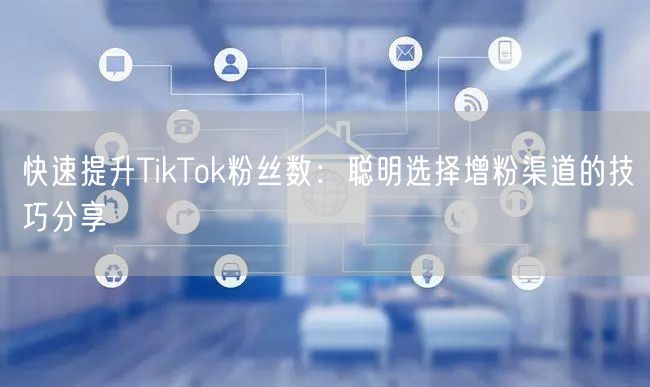 快速提升TikTok粉丝数：聪明选择增粉渠道的技巧分享