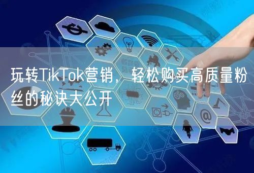 玩转TikTok营销，轻松购买高质量粉丝的秘诀大公开