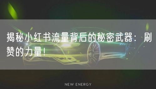 揭秘小红书流量背后的秘密武器：刷赞的力量！